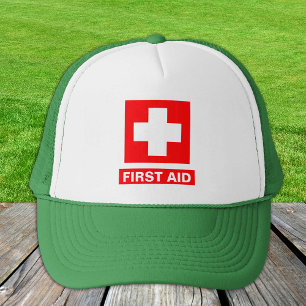 First Aid - Medic (Cross) - Ambulance, Help Trucker Hat