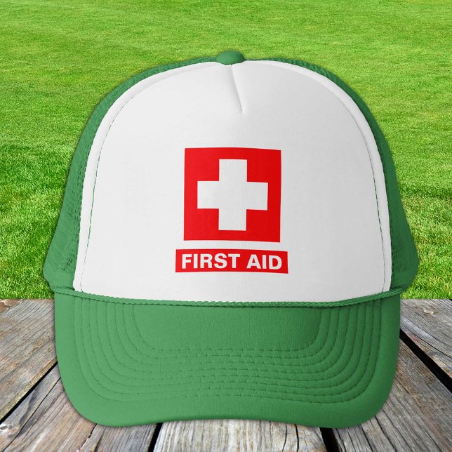 First Aid - Medic (Cross) - Ambulance, Help Trucker Hat (Creator Uploaded)