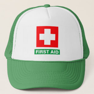 First Aid - Medic (Cross) - Ambulance, Help Trucker Hat