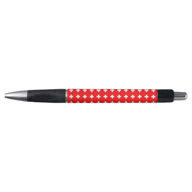First Aid, Medic (cross), Help / Swiss Flag Black  (Front)