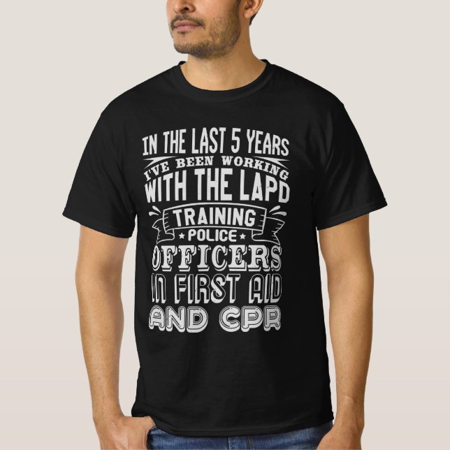 first aid paramedic emergency resuscitation T-Shirt (Front)