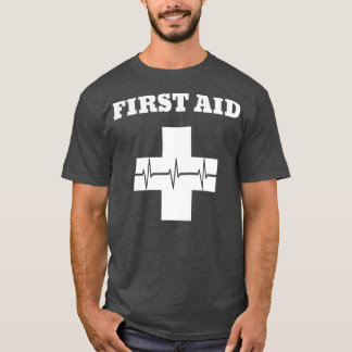 First Aid   Red Cross Emergency Lifeguard Staff T-Shirt