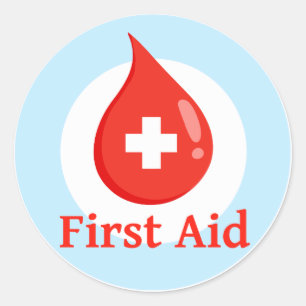 First Aid Stickers