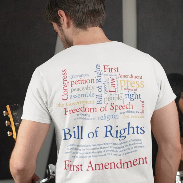 First Amendment Freedom of Speech Free Press T-Shirt (Creator Uploaded)
