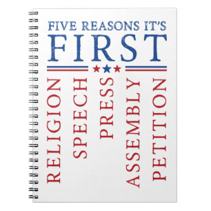 First Amendment Freedom of Speech Protest Rally Notebook