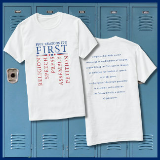 First Amendment Freedom of Speech Protest Rally T-Shirt