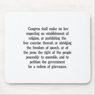 First Amendment Mouse Pad