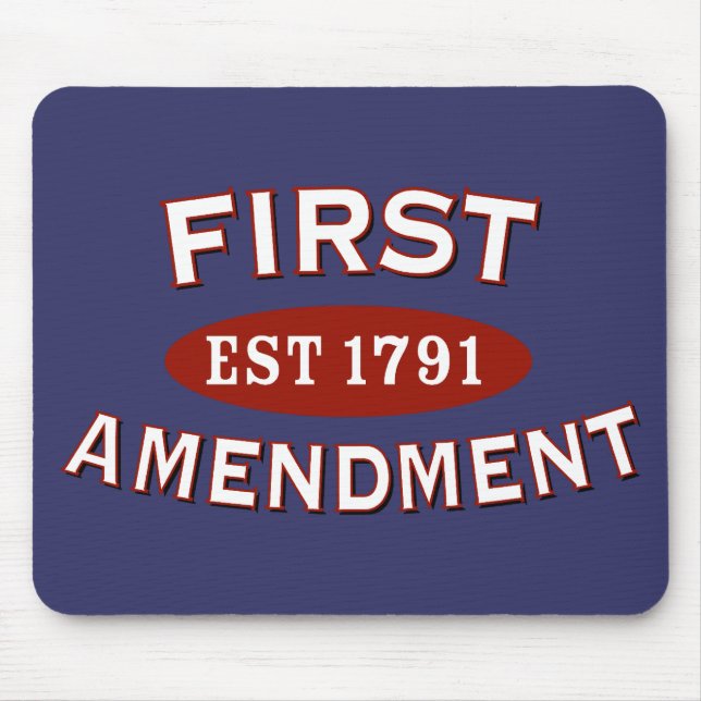 First Amendment Mouse Pad (Front)