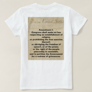 First Amendment Protest My Own Time and Dime T-Shirt
