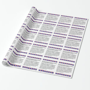 First Amendment Rights Wrapping Paper