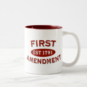 First Amendment Two-Tone Coffee Mug