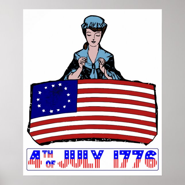 FIRST AMERICAN FLAG POSTER (Front)
