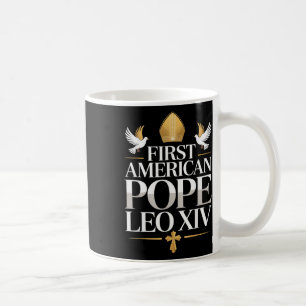 First American Pope Leo Xiv Catholic Religious Men Coffee Mug