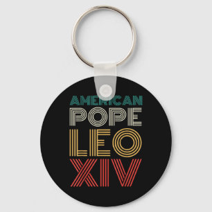 First American Pope Leo Xiv Robert Prevost Catholi Key Ring
