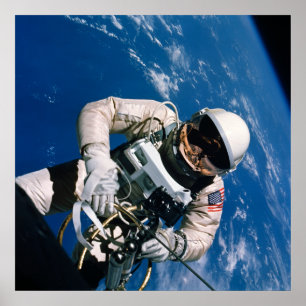 First American Spacewalk (Gemini 4) Poster