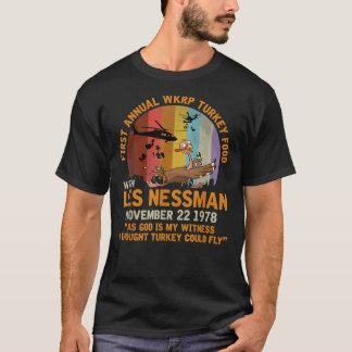 First Annual WKRP Thanksgiving Day Turkey Drop   T-Shirt
