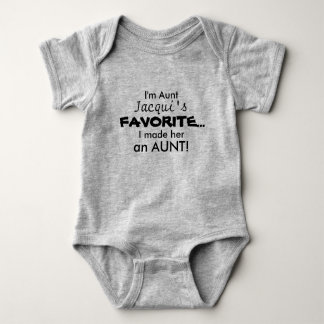 First Aunt outfit Baby Bodysuit