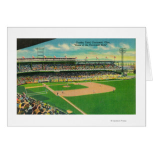 First Base Bleachers View of Crosley Field