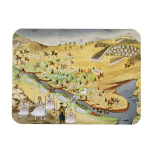 First battle between Greeks and Turks, at the Alam Magnet
