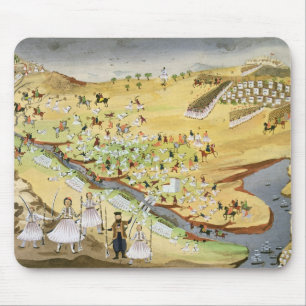 First battle between Greeks and Turks, at the Alam Mouse Pad