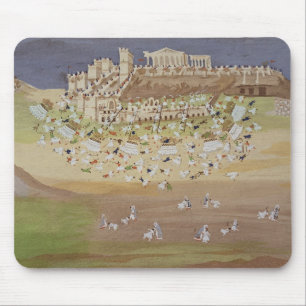 First battle of Athens in 1826, from the Pictorial Mouse Pad