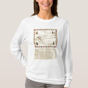 First Battle of Bull Run - Civil War Panoramic 3 T-Shirt