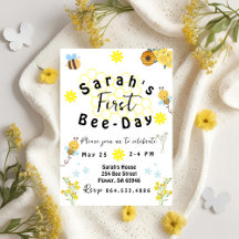 First Bee Day birthday