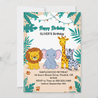 First Birthday 1st Birthday Invitation