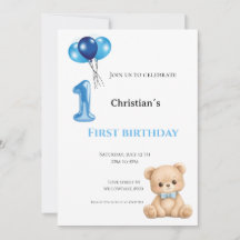 First Birthday baby boy