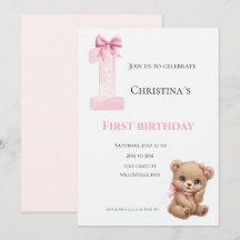 First Birthday baby girl