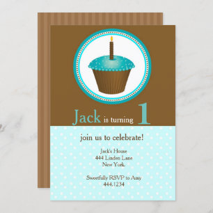 First Birthday Boy Invitations