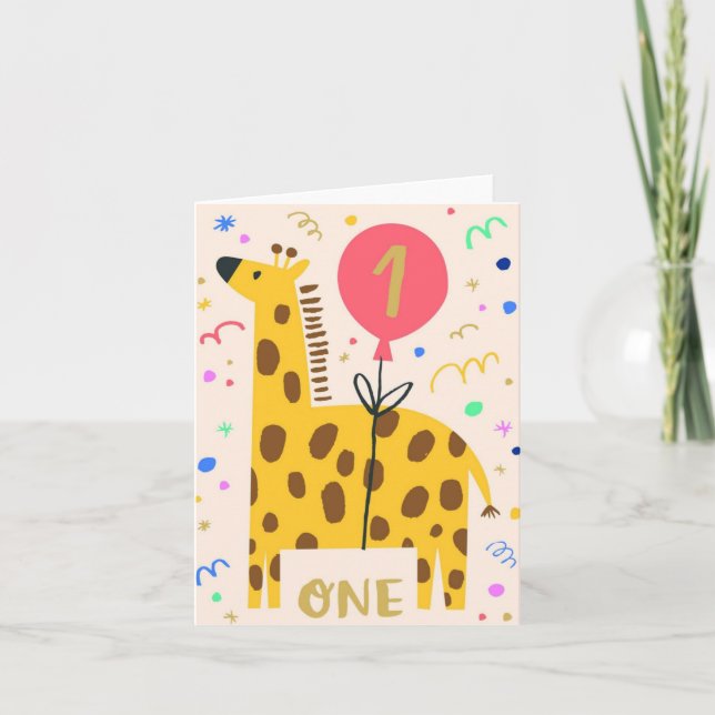 First Birthday Card  (Front)