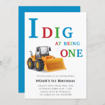 First birthday digger themed 