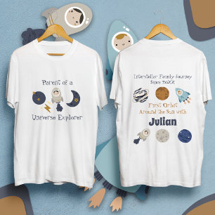 First Birthday, First orbit around the sun! Parent T-Shirt