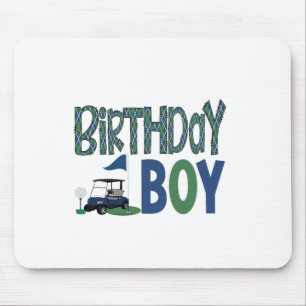 First Birthday Golf Family Matching Golfer Birthda Mouse Pad