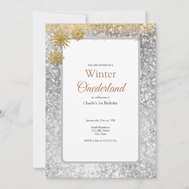 First Birthday Invitation (Front)