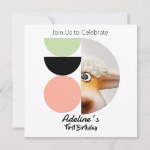 First birthday invitation