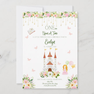 First Birthday Invitations- Princess Theme Invitation