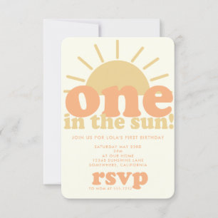 First Birthday Invite