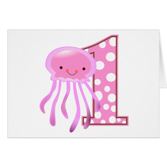 First Birthday Jellyfish (Front Horizontal)