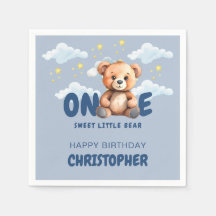 First Birthday Napkins
