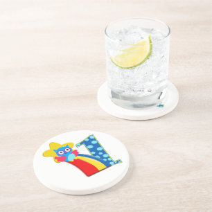 First Birthday Owl Coaster