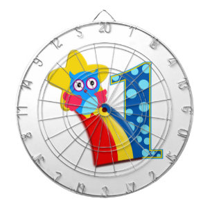 First Birthday Owl Dartboard