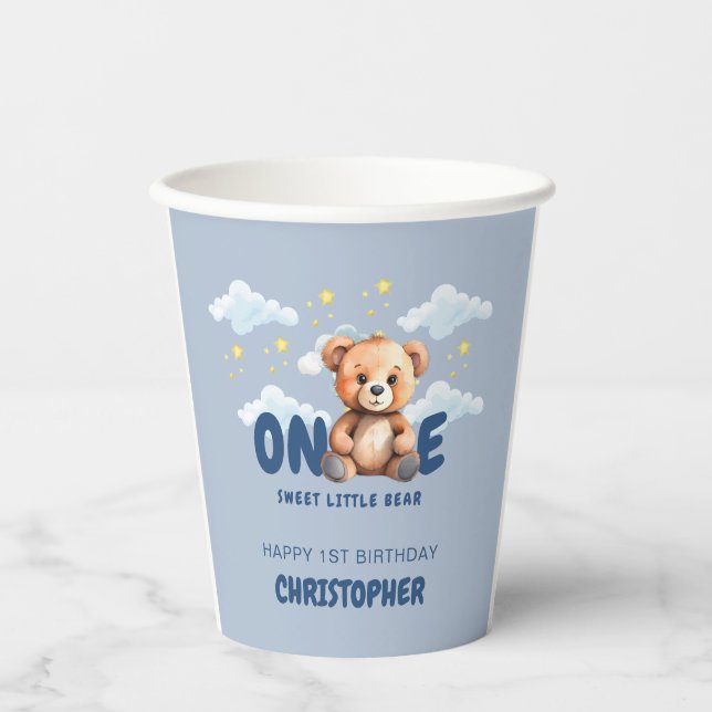 First Birthday Paper Cups (Front)