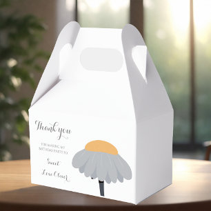 First Birthday Party Camomile Flower Cute Pastel Favour Box