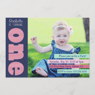 First Birthday Party Invitation