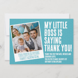 First birthday party Thank you cards