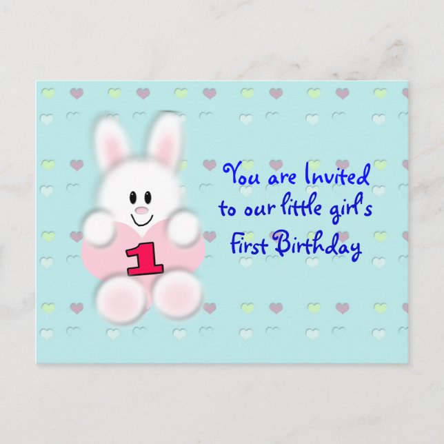 First Birthday Postcard (Front)