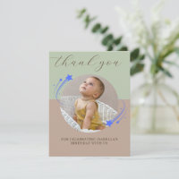 First Birthday Shooting Star Thank You Card