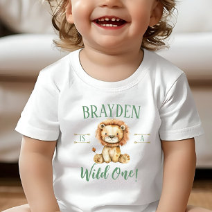 First Birthday Wild One Lion Shirt